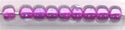 8-0243  Dark Violet Lined Crystal  8° Seed bead