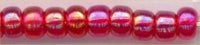 8-0254  Transparent Red AB  8° Seed bead