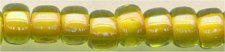 8-0302-t  Inside Color Lemon/Lime  8° Seed bead