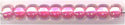8-0355  Medium Pink Lined Crystal AB  8° Seed bead
