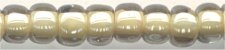 8-0369-t  Inside Color Sand/Crystal  8° Seed bead