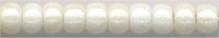 8-0421  Opaque Light Bone Pearl  8° Seed bead