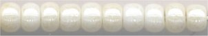 8-0421  Opaque Light Bone Pearl  8° Seed bead
