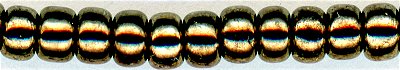 8-0461  Metallic Chocolate Brown  8° Seed bead