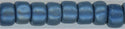 8-0511-f-t   Matte Metallic Denim Blue  8° Seed bead