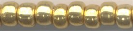 8-0557-pf   Galvanized Gold Permanent Finish  8° Seed bead