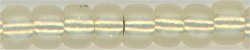 8-0577  Dyed Butter Cream Silver Lined Alabaster 8° Seed bead