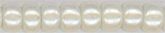 8-0600  Opaque Limestone Luster  8° Seed bead