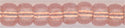 8-0642  Dyed Salmon Silver Lined Alabaster  8° Seed bead