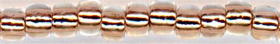 8-0740-t   Copper Lined Crystal  8° Seed bead