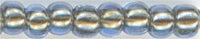 8-0992-t  Gold Lined Light Montana Blue 8° Seed bead