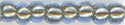 8-0992-t  Gold Lined Light Montana Blue 8° Seed bead