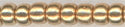 8-1053  Galvanized Yellow Gold 8° Seed bead