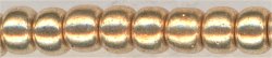 8-1053  Galvanized Yellow Gold 8° Seed bead