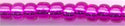 8-1340  Transparent Silver Lined Fuchsia  8° Seed bead