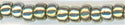 8-1865  Opaque Smoke Grey Luster  8° Seed bead