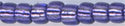 8-2224-t  Silver Lined Tanzanite 8° Seed bead