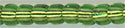 8-2423   Sliver Lined Lime  8° Seed bead