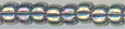 8-2440   Transparent Gray Rainbow Luster  8° Seed bead