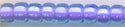 8-2640  Transparent Silver Lined Blue/Lavender  8° Seed bead