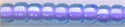 8-2640  Transparent Silver Lined Blue/Lavender  8° Seed bead