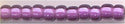 8-2650  Color Lined Light Rose/Violet  8° Seed bead
