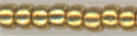 8-4202   Duracoat Galvanized Gold  8° Seed bead