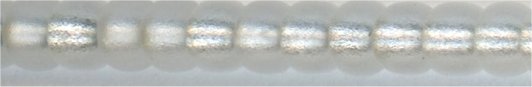 11-0001-f  Matte Silver Lined Crystal  11° Seed bead