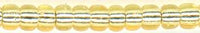 11-0002   Silver Lined Light Gold   11° Seed bead