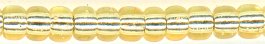 11-0002   Silver Lined Light Gold   11° Seed bead