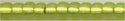 11-0014-f   Matte Silver Lined Chartreuse  11° Seed bead