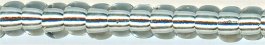 11-0021-l  Silver Lined Light Gray   11° Seed bead