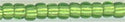 11-0027-f-t   Frosted Silver Lined Kelly Green   11° Seed bead