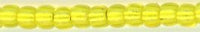 11-0032-ft   Silver Lined Matte Yellow   11° Seed bead