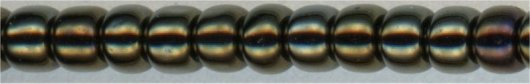11-0083-t  Metallic Brown Iris  11° Seed bead
