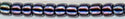 11-0090-t  Metallic Navy Purple Iris   11° Seed bead