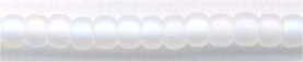 11-0131-fr    Matte Crystal AB  11° Seed bead