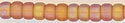 11-0133-fr   Matte Transparent Topaz AB   11° Seed bead