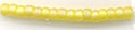 11-0136-fr    Matte Transparent Yellow AB  11° Seed bead