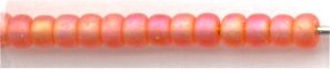11-0138-fr    Matte Transparent Orange AB  11° Seed bead