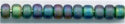 11-0156-fr    Matte Transparent Dark Emerald AB  11° Seed bead