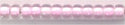 11-0207  Color Lined Pale Pink  11° Seed bead