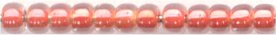 11-0214  Color Lined Burnt Orange  11° Seed bead