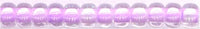 11-0222  Color Lined Light Purple  11° Seed bead