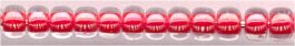 11-0226  Color Lined Strawberry  11° Seed bead