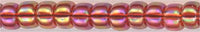 11-0254-d   Transparent Dark Red AB  11° Seed bead