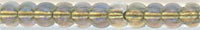 11-0262-t   Inside Color Gold Crystal  11° Seed bead