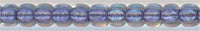 11-0265-t   Metallic Purple Lined Rainbow Crystal  11° Seed bead