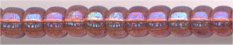 11-0302  Claret Rainbow Gold Luster  11° Seed bead