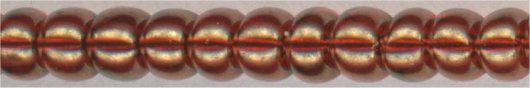 11-0329-t  Gold Luster Red  11° Seed bead